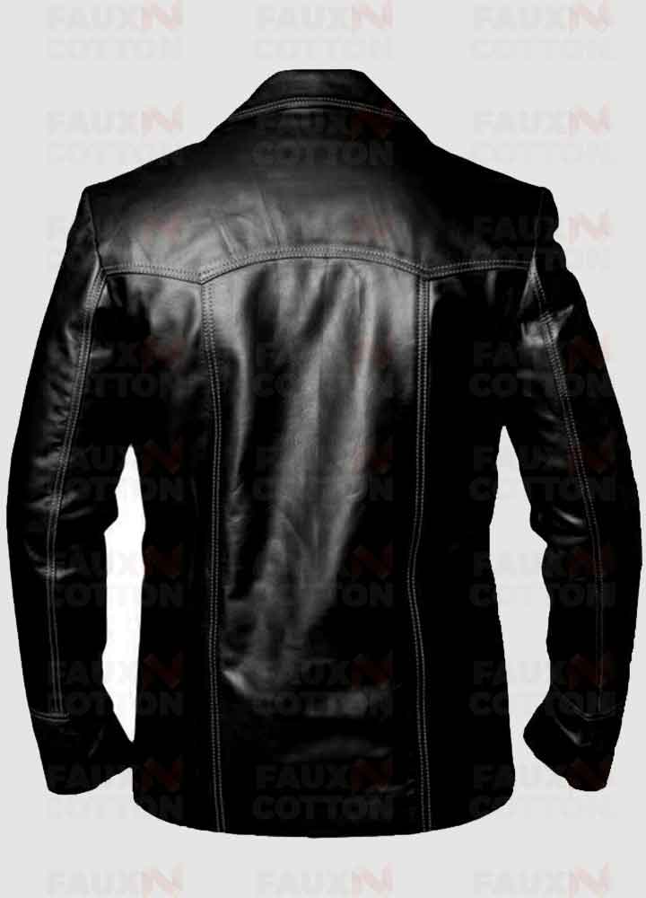 Fight Club Brad Pitt Leather Jacket